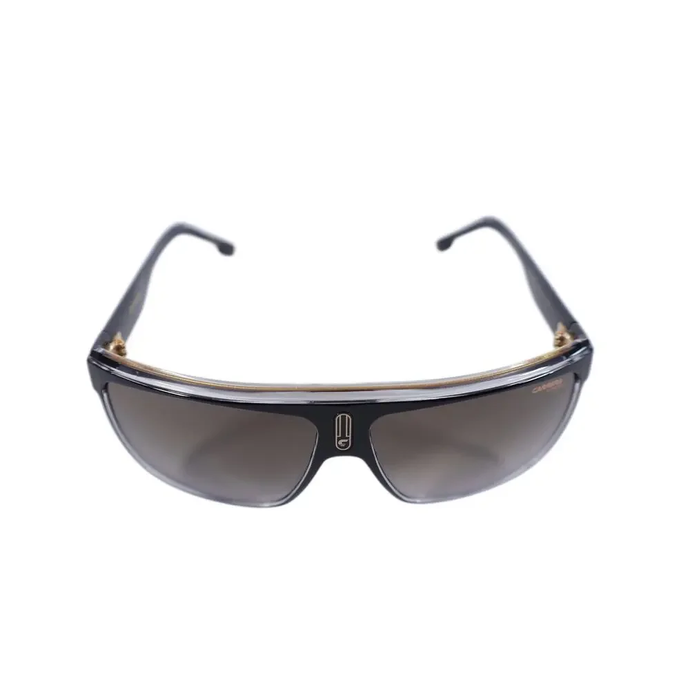 Carrera Men's Square Lightweight Sunglasses - Black Gold / Brown Gradient - NWT